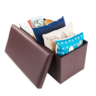 Faux Leather Storage Ottoman Folding Footstool Home Organizer Rectangle Furniture Brown
Faux Leather Storage Ottoman Folding Footstool Home Organizer Rectangle Furniture Brown