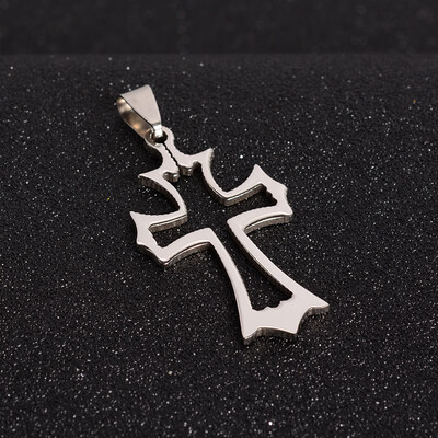 304 Stainless Steel Cross Pendants Stainless Steel Color 44x25x15mm Hole 4x9mm 
304 Stainless Steel Cross Pendants Stainless Steel Color 44x25x15mm Hole 4x9mm