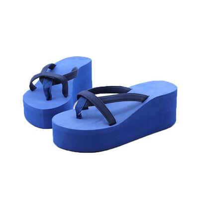 Rose Womens Solid Color Beach Flip-Flops High-Heeled Wedge With Thick-Legged Sandals
Rose Womens Solid Color Beach Flip-Flops High-Heeled Wedge With Thick-Legged Sandals
