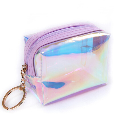 1Pc Holographic Laser Mini Wallet Square Transparent Zipper Coin Purses Card Holder Mini Cosmetics Storage Pouch
1Pc Holographic Laser Mini Wallet Square Transparent Zipper Coin Purses Card Holder Mini Cosmetics Storage Pouch