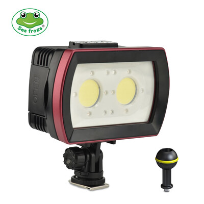 Sea frogs SL-21 LED Diving Light Underwater Photography Fill-in Lamp 2pcs LEDs Aluminum Alloy 40M Waterproof IPX8 with WhiteStron
Sea frogs SL-21 LED Diving Light Underwater Photography Fill-in Lamp 2pcs LEDs Aluminum Alloy 40M Waterproof IPX8 with WhiteStron