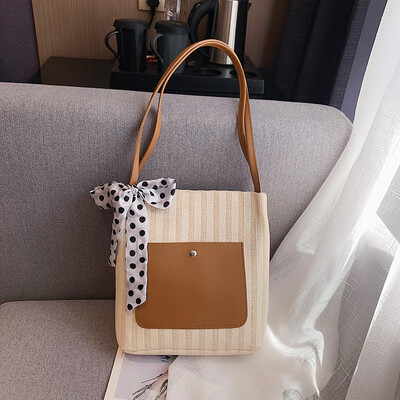 Korean version of the wild handbag small fresh silk scarf handbags new texture simple bucket bag shoulder bag
Korean version of the wild handbag small fresh silk scarf handbags new texture simple bucket bag shoulder bag