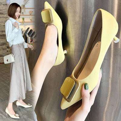 Single shoes stiletto heel autumn shoes autumn new wild autumn high heel shoes 6306K0830
Single shoes stiletto heel autumn shoes autumn new wild autumn high heel shoes 6306K0830