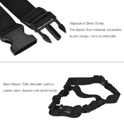Adjustable Action Camera Single Shoulder Chest Strap Mount for GoPro hero 7654 SJCAM YI