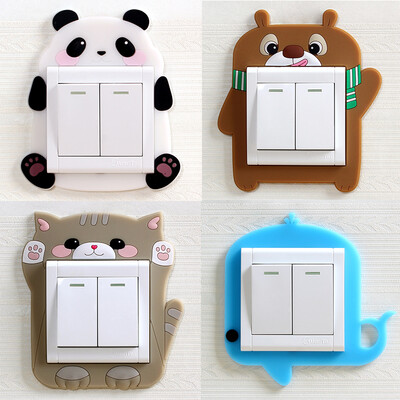 Luochu Luxchic 4 Pack Cartoon Luminous Switch Sticker Wall Sticker Cover Creative Living Room Bedroom European Light Socket Decorative Set
Luochu Luxchic 4 Pack Cartoon Luminous Switch Sticker Wall Sticker Cover Creative Living Room Bedroom European Light Socket Decorative Set