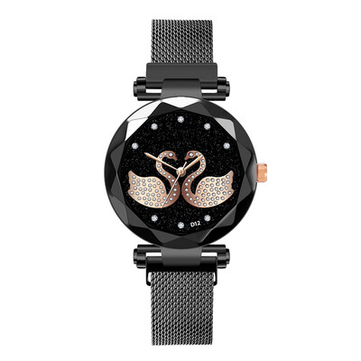 Unique Women Watches Swan Rhinestone Dial Ladies Quartz Wristwatch Mesh Belt Strap Clock Fashion Gift Dress Relogio Feminino
Unique Women Watches Swan Rhinestone Dial Ladies Quartz Wristwatch Mesh Belt Strap Clock Fashion Gift Dress Relogio Feminino