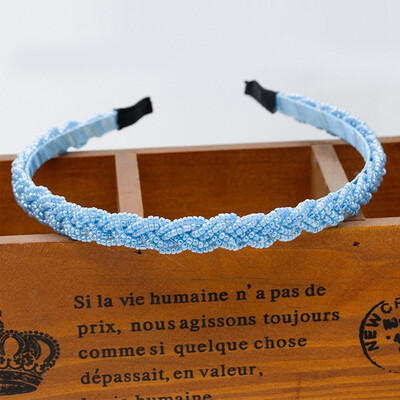 Rushed Unisex Korean Beaded Headband Twist Fine Pearl Hair Accessories Wholesale Import Of South Female Headdress 
Rushed Unisex Korean Beaded Headband Twist Fine Pearl Hair Accessories Wholesale Import Of South Female Headdress