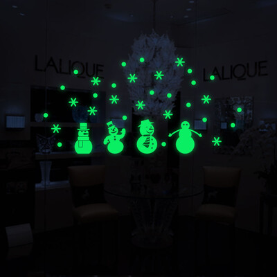 Toponeto Christmas Glow Snowman Wall Stickers Living Room Luminous Stickers Window Decor
Toponeto Christmas Glow Snowman Wall Stickers Living Room Luminous Stickers Window Decor