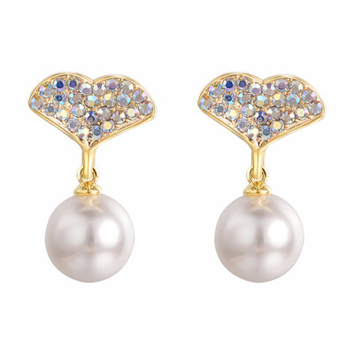 Yoursfs Pearl Earrings Swaying June Birthstone Wedding Earrings Gold Crystal Fashion Earrings Gift
Yoursfs Pearl Earrings Swaying June Birthstone Wedding Earrings Gold Crystal Fashion Earrings Gift