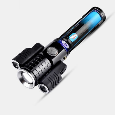 Outdoor Aluminum alloy multi-purpose light three-head aircraft-shaped flashlight Tactical Torch cree led LED Flashlight
Outdoor Aluminum alloy multi-purpose light three-head aircraft-shaped flashlight Tactical Torch cree led LED Flashlight