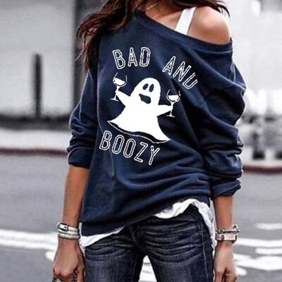 New Women Fashion Halloween Ghost Printing Hoodie Casual Long Sleeve Solid Color Pullover Sweatshirt
New Women Fashion Halloween Ghost Printing Hoodie Casual Long Sleeve Solid Color Pullover Sweatshirt