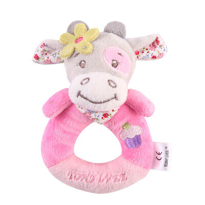 Tailored 1PCS Infants Kids Animal Soft Plush Baby Hand Bells Educational Doll Toy