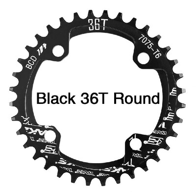 Bike Narrow Wide Chainring Crankset Single Chain Ring Bike Round Oval Chainrings BCD 104MM 32T 34T 36T 38T
Bike Narrow Wide Chainring Crankset Single Chain Ring Bike Round Oval Chainrings BCD 104MM 32T 34T 36T 38T
