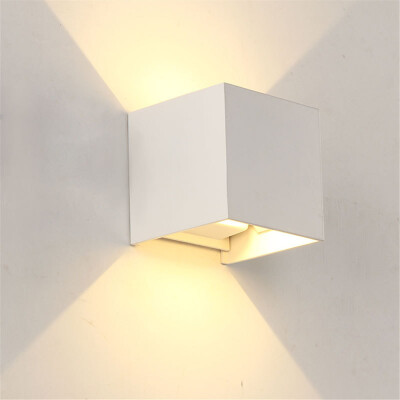 Gobestart Modern 3W2 LED Wall Light Up Down Lamp Light Home Waterproof IP65 Wall Lamp