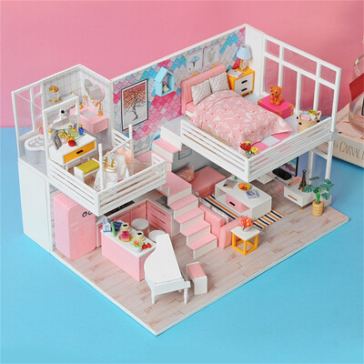 YIWULADIY Miniature House Furniture LED House Puzzle Decorate Creative Educational toy
YIWULADIY Miniature House Furniture LED House Puzzle Decorate Creative Educational toy