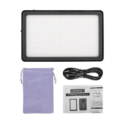 Andoer MFL-05 Mini LED Video Light Camera Photography Lamp 3500K-5700K Dimmable 96pcs LEDs Built-in Rechargeable Li-ion Battery fo
Andoer MFL-05 Mini LED Video Light Camera Photography Lamp 3500K-5700K Dimmable 96pcs LEDs Built-in Rechargeable Li-ion Battery fo
