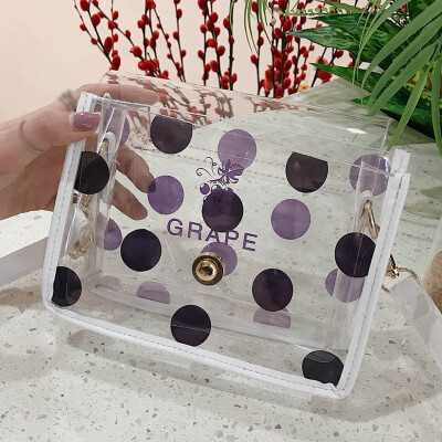 Tailored Womens Fashion Wave Point Transparent Shoulder Bag Fruit Grain Crossbody Bag
Tailored Womens Fashion Wave Point Transparent Shoulder Bag Fruit Grain Crossbody Bag