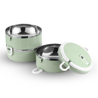 0530 Portable Three Layer Stainless Steel Insulated Bento Lunch Box Leak Proof Lunch Box Stackable Lunch Box with Lid Three-Tie
0530 Portable Three Layer Stainless Steel Insulated Bento Lunch Box Leak Proof Lunch Box Stackable Lunch Box with Lid Three-Tie