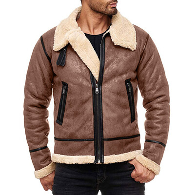 Toponeto Men Autumn Winter Highneck Warm Liner Lapel Leather Zipper Outwear Top Coat
Toponeto Men Autumn Winter Highneck Warm Liner Lapel Leather Zipper Outwear Top Coat