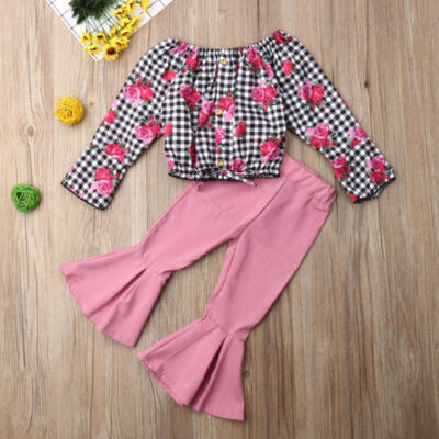 US Toddler Kids Baby Girl Flower Tops T Shirt Bell-bottoms Pants Outfits Clothes
US Toddler Kids Baby Girl Flower Tops T Shirt Bell-bottoms Pants Outfits Clothes