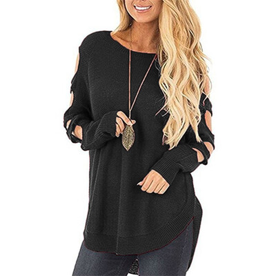 〖Follure〗Womens Knitted Round Neck Long Sleeve Hollow Loose Sweater Pullover Jumper 
〖Follure〗Womens Knitted Round Neck Long Sleeve Hollow Loose Sweater Pullover Jumper