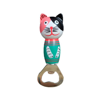 Wood Cartoon Cat Shaped Stainless Steel Bottle Opener&Fridge Magnet For Home Kitchen Bar Restaurant KTV Party
Wood Cartoon Cat Shaped Stainless Steel Bottle Opener&Fridge Magnet For Home Kitchen Bar Restaurant KTV Party