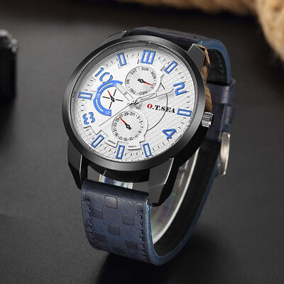 Gobestart Fashion Casual Business Mens Alloy Three Eye Dial Leather Belt Quartz Watch
Gobestart Fashion Casual Business Mens Alloy Three Eye Dial Leather Belt Quartz Watch