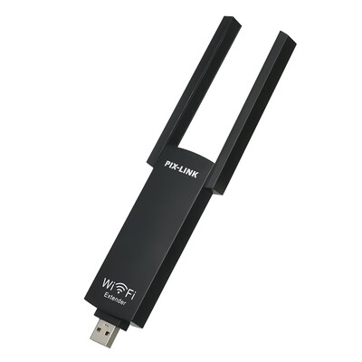 PIX-LINK USB Wi-Fi Range Extender Wireless Wifi Repeater Dual Antenna WiFi Signal Booster Amplifier AP Reapter 300Mbps 80211bgn
PIX-LINK USB Wi-Fi Range Extender Wireless Wifi Repeater Dual Antenna WiFi Signal Booster Amplifier AP Reapter 300Mbps 80211bgn