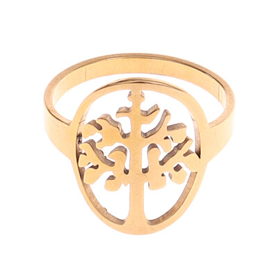 Family Tree of Life Ring Titanium Steel Tree Shape Ring for Women Lucky Jewelry
Family Tree of Life Ring Titanium Steel Tree Shape Ring for Women Lucky Jewelry