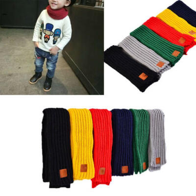 Lovely Boys Girls Baby Kid Fashion Knitted Scarf Autumn Winter Warm Solid Scarf
Lovely Boys Girls Baby Kid Fashion Knitted Scarf Autumn Winter Warm Solid Scarf