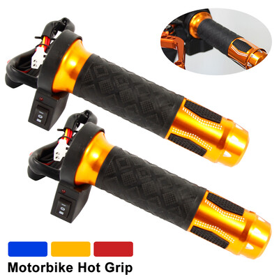 1 pair of 2 Pcs Motorcycle Parts Heating 12v Motorcycle Handle Motocross Suitable for 22mm Throttle Diameter Handle Grips
1 pair of 2 Pcs Motorcycle Parts Heating 12v Motorcycle Handle Motocross Suitable for 22mm Throttle Diameter Handle Grips