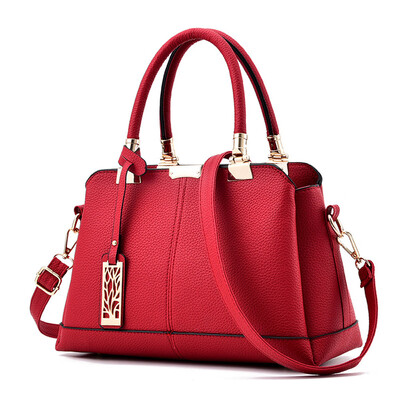 Tailored Fashion Women Lichee Pattern Crossbody Bag Shoulder Bag Messenger Bag Black