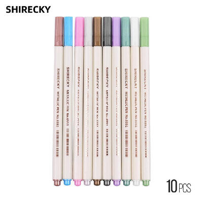 SHIRECKY 6551BR Metallic Gel Pen Set Colored Ink Water Chalk Fine Tip Watercolor Marker Pens for Scrapbooking DIY Album Painting
SHIRECKY 6551BR Metallic Gel Pen Set Colored Ink Water Chalk Fine Tip Watercolor Marker Pens for Scrapbooking DIY Album Painting
