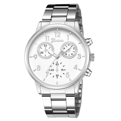 Gobestart Fashion Geneva Women Stainless steel Watch Leisure Ladies quartz wristwatch
Gobestart Fashion Geneva Women Stainless steel Watch Leisure Ladies quartz wristwatch