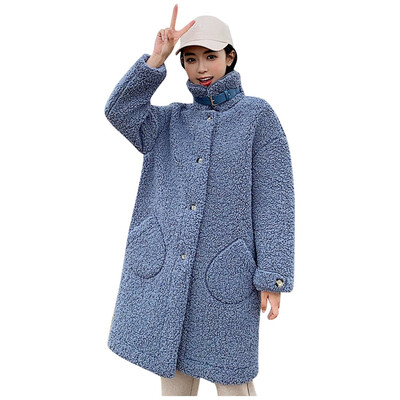Toponeto Womens Fashion Solid Color High Collar Long Button Loose Pocket Jacket Coat
Toponeto Womens Fashion Solid Color High Collar Long Button Loose Pocket Jacket Coat