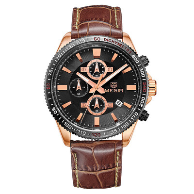 MEGIR Mens Watch Three Eyes Time Waterproof Luminous Sports Watch Watch 3001G Mens Watch
MEGIR Mens Watch Three Eyes Time Waterproof Luminous Sports Watch Watch 3001G Mens Watch