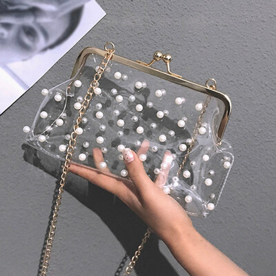 Tailored Ladies Fashion Solid Color Handbag Jelly Package Transparent Diagonal Package
Tailored Ladies Fashion Solid Color Handbag Jelly Package Transparent Diagonal Package
