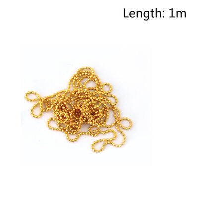 Toponeto 1M Nail Art Tip Metal Glitter Striping Tape Ball Beads Chain Line Silver 3D
Toponeto 1M Nail Art Tip Metal Glitter Striping Tape Ball Beads Chain Line Silver 3D