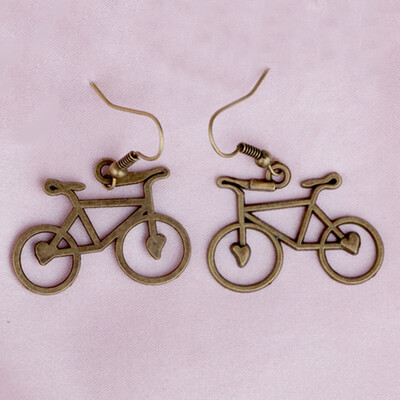 fashion hot sale bronze silver Lovely Bike drop pendant dangle earrings Gift for Women & Girls
fashion hot sale bronze silver Lovely Bike drop pendant dangle earrings Gift for Women & Girls