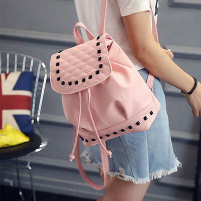 Girl Rivet Leather School Bag Travel Backpack Satchel Women Shoulder Rucksack
Girl Rivet Leather School Bag Travel Backpack Satchel Women Shoulder Rucksack
