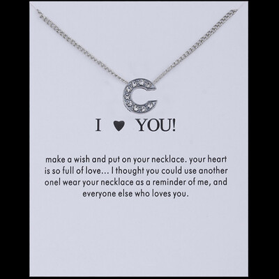 Sale 26 Letters Pandent I Love You Fashion Simple Silvery Chain Rhinestone Charm Crystal Women Necklace Jewelry Gift
Sale 26 Letters Pandent I Love You Fashion Simple Silvery Chain Rhinestone Charm Crystal Women Necklace Jewelry Gift