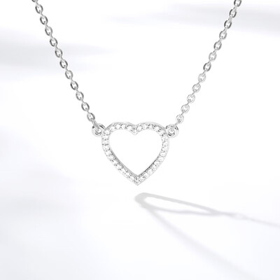 Elegant Wedding Jewelry Fashion Crystal Rhinestone Love Heart Necklace Girlfriend Romantic Brand Luxury Valentine Day Gift
Elegant Wedding Jewelry Fashion Crystal Rhinestone Love Heart Necklace Girlfriend Romantic Brand Luxury Valentine Day Gift