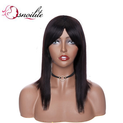 Short Bob Human Hair Wigs with Bangs Straight Brazilian Virgin Hair Shoulder Length Made for Women Glueless Free Part
Short Bob Human Hair Wigs with Bangs Straight Brazilian Virgin Hair Shoulder Length Made for Women Glueless Free Part