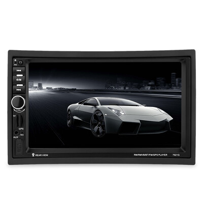 7021G 7 inch Vehicle MP5 Player 2 Din Bluetooth Multimedia FM Radio GPS Rear View Camera Remote Control
7021G 7 inch Vehicle MP5 Player 2 Din Bluetooth Multimedia FM Radio GPS Rear View Camera Remote Control