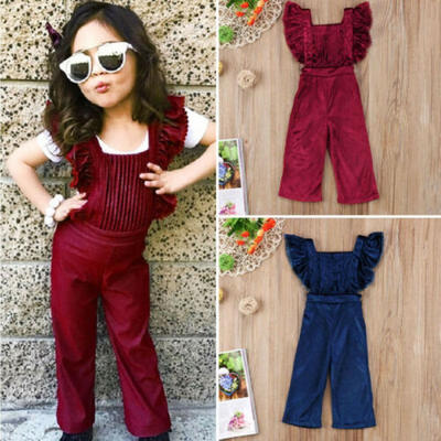 Toddler Girls Backless Bib Pants Romper Jumpsuit Outfit Clothes Jumpsuit Ruffled Outfits Overall Pants Clothes 1-6T
Toddler Girls Backless Bib Pants Romper Jumpsuit Outfit Clothes Jumpsuit Ruffled Outfits Overall Pants Clothes 1-6T