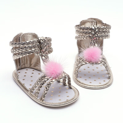 Summer Baby Girl Soft Sole Shoes PU Sandals Woven Princess Infant Prewalkers Beach Sandals
Summer Baby Girl Soft Sole Shoes PU Sandals Woven Princess Infant Prewalkers Beach Sandals