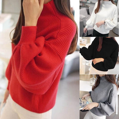 2018 New Women Casual Turtleneck Batwing Sleeve Pullovers Knitted Jumper Tops Sweaters
2018 New Women Casual Turtleneck Batwing Sleeve Pullovers Knitted Jumper Tops Sweaters