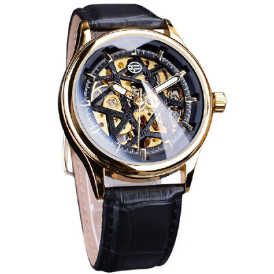 Forsining Fashion Hollow Skeleton Mechanical Watch Men Luxury PU Leather Band Wrist Watch
Forsining Fashion Hollow Skeleton Mechanical Watch Men Luxury PU Leather Band Wrist Watch