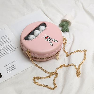 Korean version of Joker small bag chic cartoon chain small round bag new 2019 cute cute womens bag shoulder Messenger bag
Korean version of Joker small bag chic cartoon chain small round bag new 2019 cute cute womens bag shoulder Messenger bag