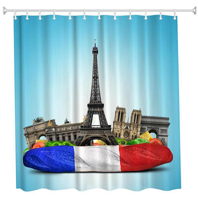 French Feeling Polyester Shower Curtain Bathroom Curtain High Definition 3D Printing Water-Proof
French Feeling Polyester Shower Curtain Bathroom Curtain High Definition 3D Printing Water-Proof